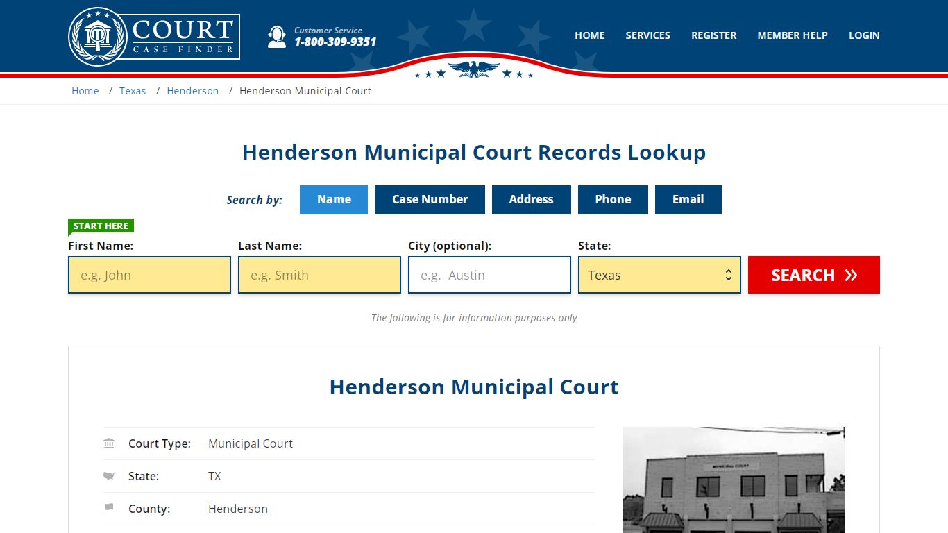 Henderson Municipal Court Records Lookup - CourtCaseFinder.com