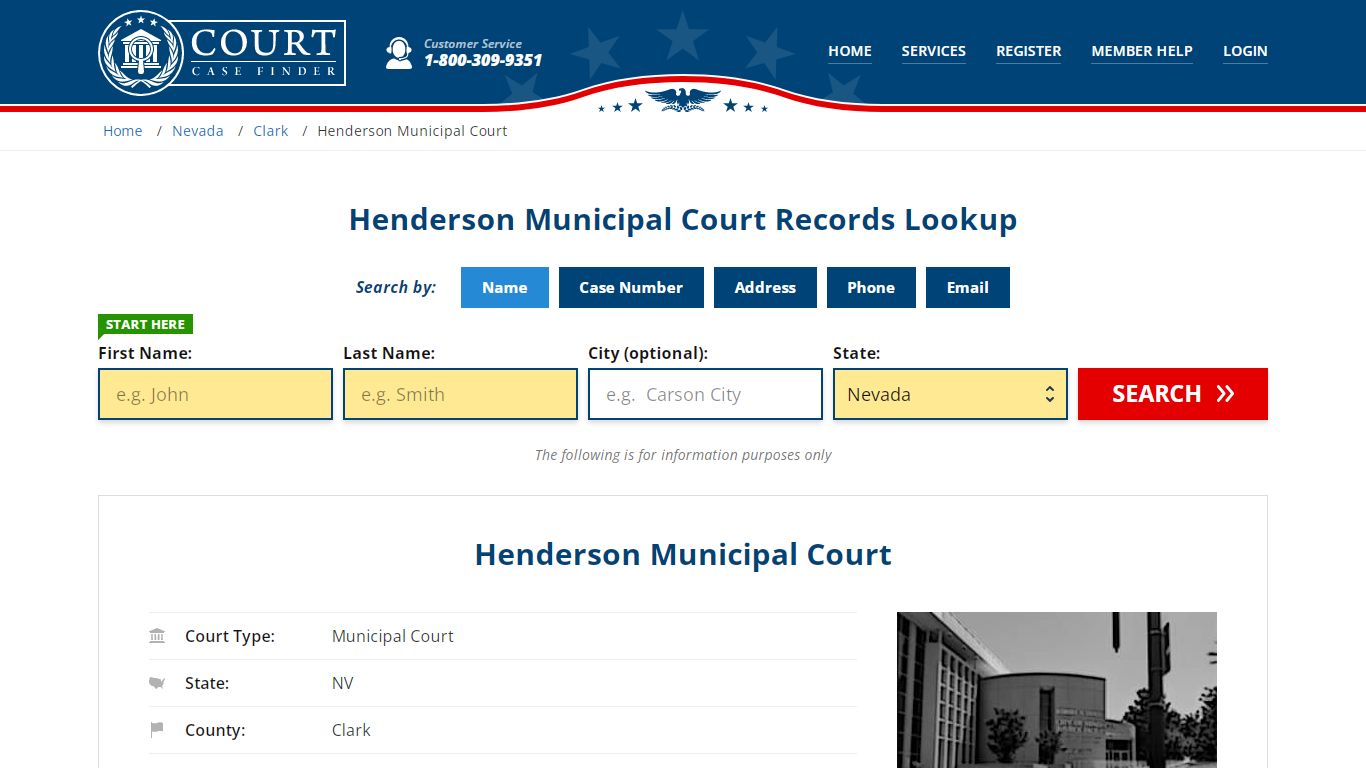 Henderson Municipal Court Records | Henderson , Clark County, NV Court ...